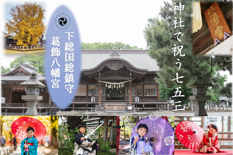 神社で祝う七五三｜葛飾八幡宮
